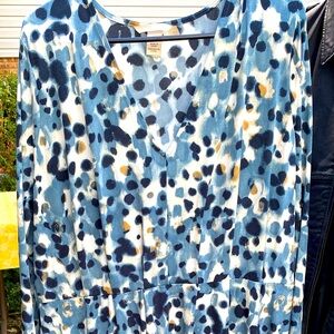 Long sleeve mid length dress